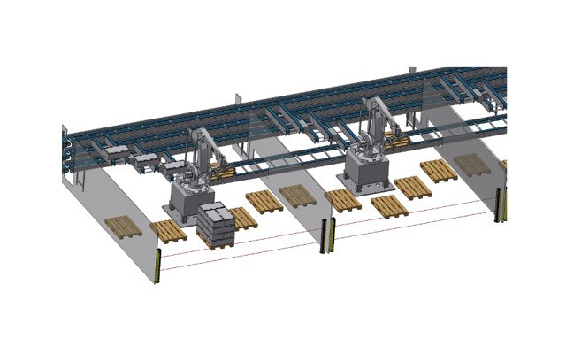 ROBOT PALLETIZING SYSTEM 