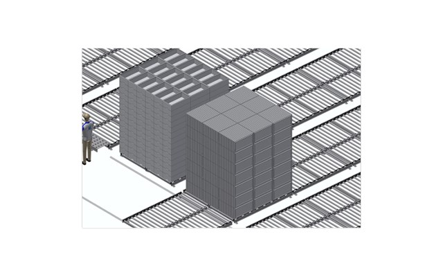 CONVEYOR SYSTEM FOR EPS BOXES AND LIDS