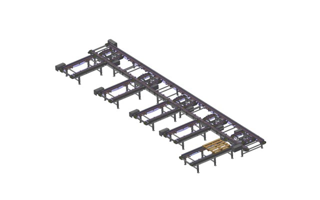 PALLET CONVEYOR SYSTEM - BUFFER / DISTRIBUTION