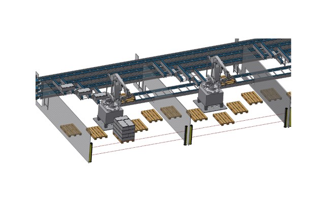 ROBOT PALLETIZING SYSTEM